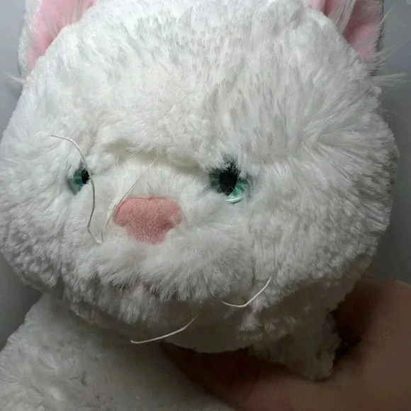Build a Bear White Cat Blue Eyes Plush 16” November 2012 Retired - Picture 5 of 6